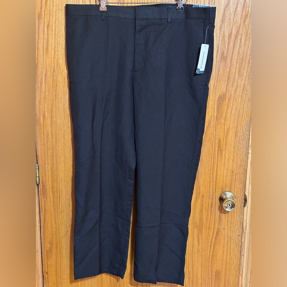 Cubavera NWT linen blend mens‎ pants size 40x30